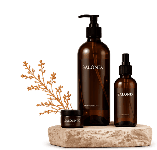 Salonix product bottles